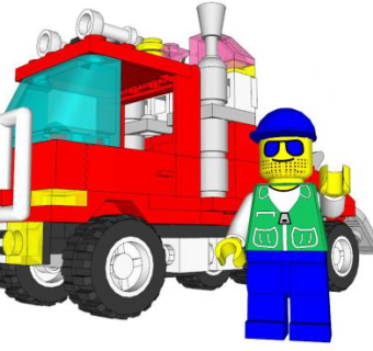 乐 高积木su模型下载_sketchup草图大师SKP模型