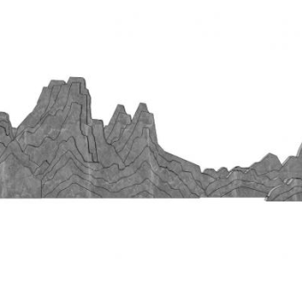 片石假山su模型下载_sketchup草图大师SKP模型