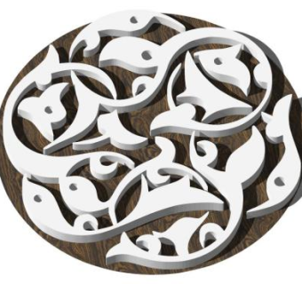 雕花浮雕su模型下载_sketchup草图大师SKP模型