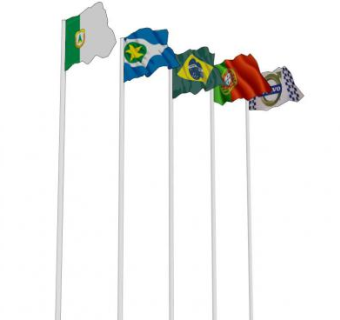 国际旗杆su模型下载_sketchup草图大师SKP模型