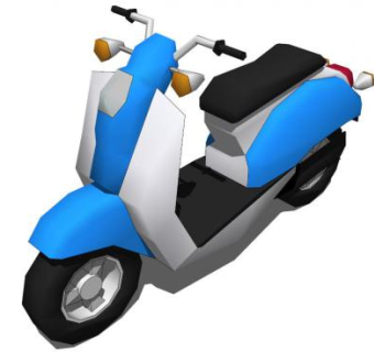 电瓶车su模型下载_sketchup草图大师SKP模型