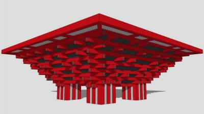 世博会中国馆su模型下载_sketchup草图大师SKP模型