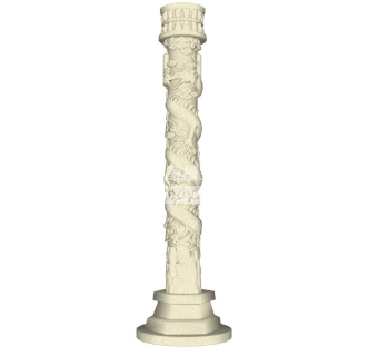 缠龙柱su模型下载_sketchup草图大师SKP模型