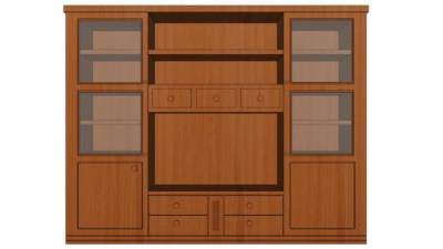 茶柜su模型下载_sketchup草图大师SKP模型