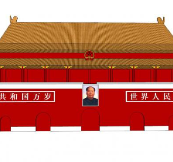 重檐歇山古建su模型下载_sketchup草图大师SKP模型