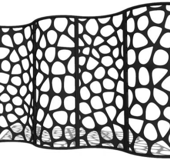 拱形镂空屏风su模型下载_sketchup草图大师SKP模型