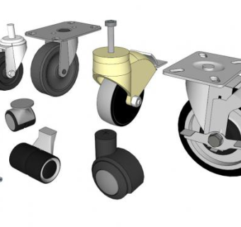 滑轮su模型下载_sketchup草图大师SKP模型