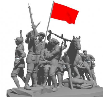 革命人物su模型下载_sketchup草图大师SKP模型