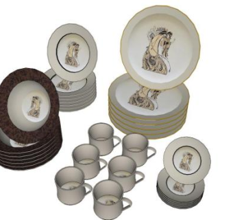 瓷器su模型下载_sketchup草图大师SKP模型