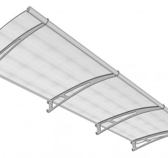 酒店雨棚su模型下载_sketchup草图大师SKP模型