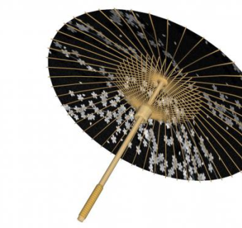 油纸伞su模型下载_sketchup草图大师SKP模型