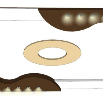 工业风吊顶su模型下载_sketchup草图大师SKP模型