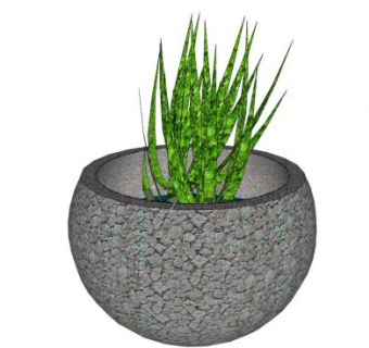 石缸su模型下载_sketchup草图大师SKP模型