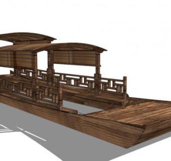 古船su模型下载_sketchup草图大师SKP模型