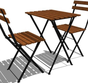 折叠椅su模型下载_sketchup草图大师SKP模型