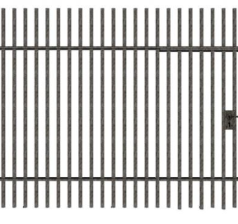 农村家用铁门su模型下载_sketchup草图大师SKP模型