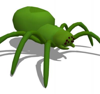 蜘蛛雕塑su模型下载_sketchup草图大师SKP模型