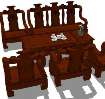 红木家具su模型下载_sketchup草图大师SKP模型