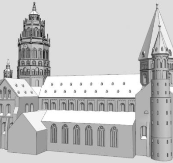 圣彼得大教 堂su模型下载_sketchup草图大师SKP模型