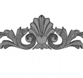 欧式山花su模型下载_sketchup草图大师SKP模型