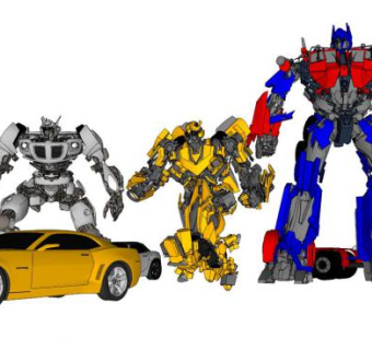 汽车人su模型下载_sketchup草图大师SKP模型