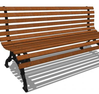 长凳su模型下载_sketchup草图大师SKP模型