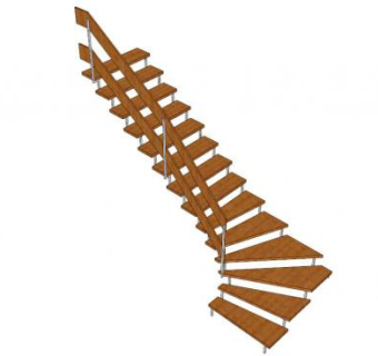 木台阶su模型下载_sketchup草图大师SKP模型