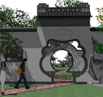 洞门su模型下载_sketchup草图大师SKP模型