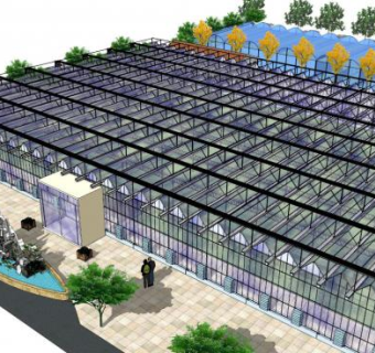 农业生态大棚su模型下载_sketchup草图大师SKP模型