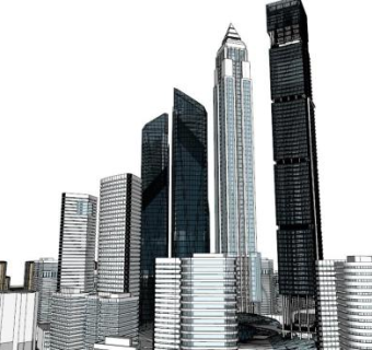 城市设计su模型下载_sketchup草图大师SKP模型