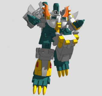 高达机甲战士SU模型下载_sketchup草图大师SKP模型