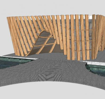 特色异形建筑SU模型下载_sketchup草图大师SKP模型