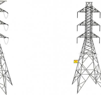 高压线塔su模型下载_sketchup草图大师SKP模型