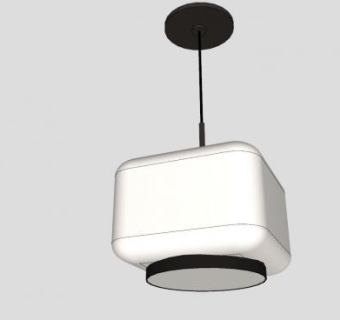 现代简约小吊灯SU模型下载_sketchup草图大师SKP模型