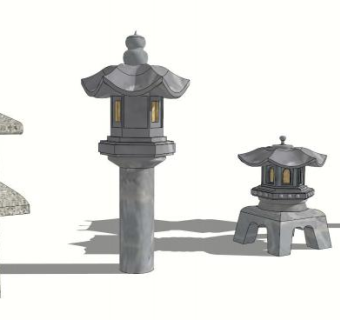 石笼su模型下载_sketchup草图大师SKP模型