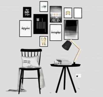 北欧风家具装饰品SU模型下载_sketchup草图大师SKP模型