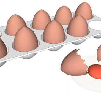 蛋壳su模型下载_sketchup草图大师SKP模型