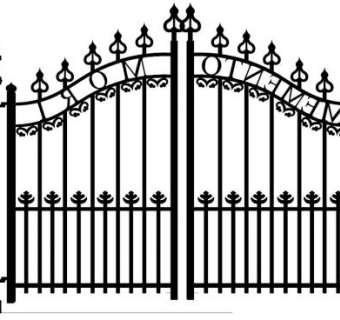 铁艺小门su模型下载_sketchup草图大师SKP模型