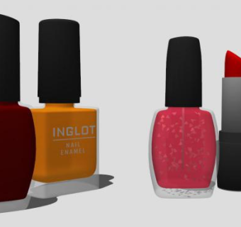 指甲油su模型下载_sketchup草图大师SKP模型