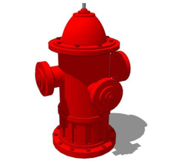 消防栓su模型下载_sketchup草图大师SKP模型