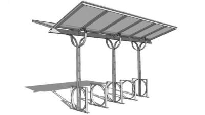 遮阳棚su模型下载_sketchup草图大师SKP模型