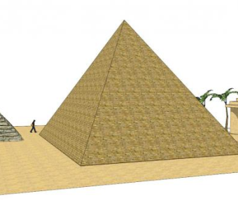 金字塔su模型下载_sketchup草图大师SKP模型