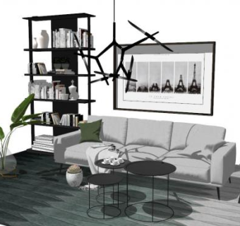 现代家具su模型下载_sketchup草图大师SKP模型