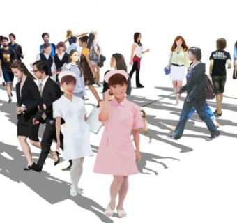 人物素材su模型下载_sketchup草图大师SKP模型