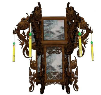 古灯su模型下载_sketchup草图大师SKP模型