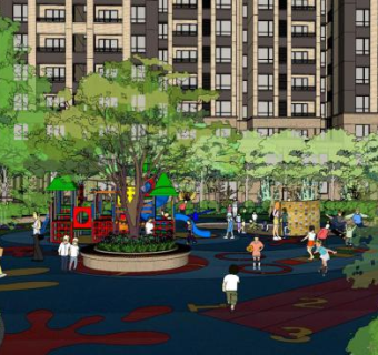 儿童乐园su模型下载_sketchup草图大师SKP模型