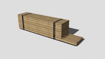 原木前台接待SU模型下载_sketchup草图大师SKP模型