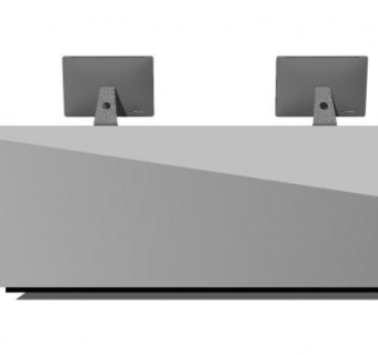 极简风格前台接待SU模型下载_sketchup草图大师SKP模型
