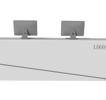 现代极简前台接待SU模型下载_sketchup草图大师SKP模型