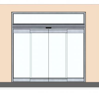 自动门su模型下载_sketchup草图大师SKP模型